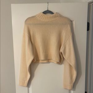 Wilfred Chunky Knit Cream Sweater
